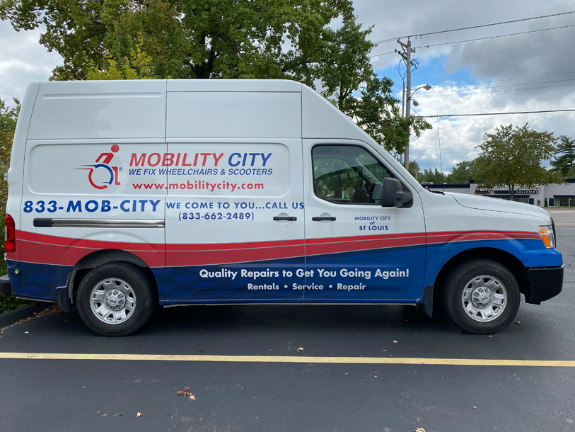 Mobility City of St Louis Delivery and Repair Van